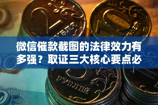 北京微信催款截图的法律效力有多强？取证三大核心要点必须知道！