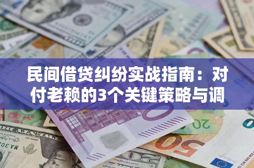北京民间借贷纠纷实战指南：对付老赖的3个关键策略与调解盲区解析