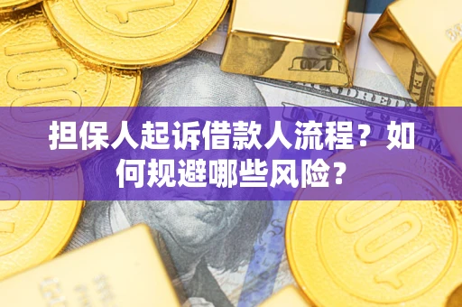北京担保人起诉借款人流程？如何规避哪些风险？
