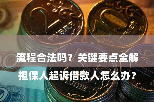 北京

担保人起诉借款人怎么办？流程合法吗？关键要点全解析