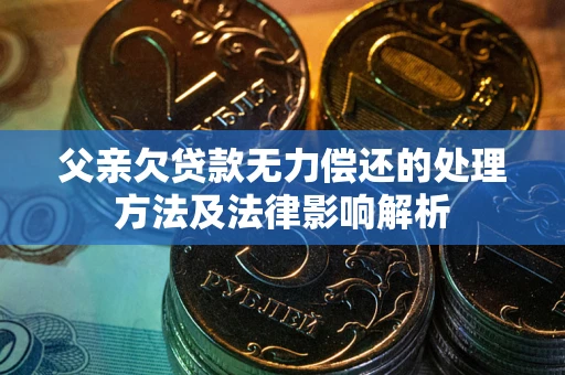 北京父亲欠贷款无力偿还的处理方法及法律影响解析