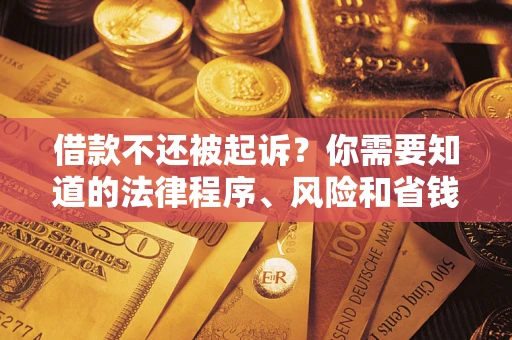 北京借款不还被起诉？你需要知道的法律程序、风险和省钱技巧