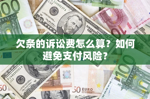 北京欠条的诉讼费怎么算？如何避免支付风险？